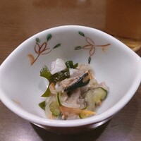 鮨政 西口店 - お通し（サービス）