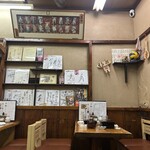 川栄 - 松重さんが座られた席を撮影（笑）向かって右下の手前側です。