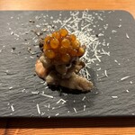 HIGASHITANI  - アナグマの玉子かけごはん（スッポンの卵）お米のソース