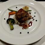 ビストロ　アギャット - 子羊背肉のグリエ　筍のバターライス添え