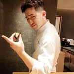 鮨てんび 錦店 - 炙りえんがわ×大将