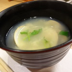 すし処 つま美 - はまぐりのお吸い物