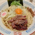 上方レインボー - ひね鶏チャーシューがうまい!!