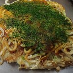 Okonomiyaki Hiroshi Chan - うどん肉玉。まあ普通
