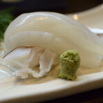 大納言本家 - 刺身盛り合わせ（あおり烏賊）