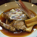 大納言本家 - 真鯛かぶと煮