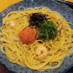 洋麺屋 五右衛門 - 料理写真:明太子と海老としめじの青じそ風味