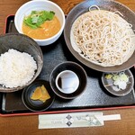 蕎麦 天ぷら 結庵 - 自家製出汁と合わせた月見とろろ丼セット