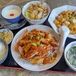 中華料理 萬彩 帯広店 - 油淋鶏定食