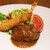 六本木洋食 おはし - 料理写真:ハンバーグとエビフライ 895円