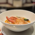 THE 8 - Poached Vermicelli and Boston Lobster in Shrimp Broth with Sichuan Pepper
