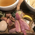 鴨出汁中華蕎麦 麺屋yoshiki - 特製鴨クリーミー塩つけ蕎麦