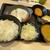 松のや - 料理写真:得朝ソーセージエッグ定食（コロッケ）豚汁セット５３０円