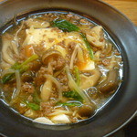 おんじき家ふうど - ひき肉ときのこの豆富あんかけ