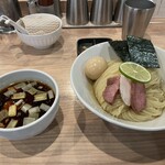 Mendokoro Nishio - 味玉昆布水つけ麺