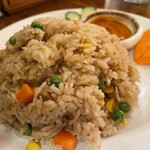 ネパールステーション - ペジタブルフライドライス 680円