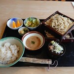 そば処 はせ川 - 麦飯とろろセット (1,000円・税込)