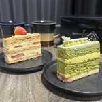 創作洋菓子 モンペリエ - 『ミルフィーユ』
『ピスターシュ』