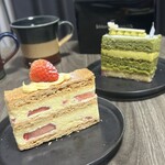 創作洋菓子 モンペリエ - 『ミルフィーユ』
『ピスターシュ』