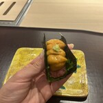 肉懐石 凜然 - 但馬牛と雲丹の手巻き