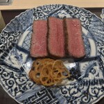肉懐石 凜然 - 但馬牛の炭火焼き