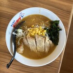 テンホウ - 肉揚げ味噌ラーメン　870円