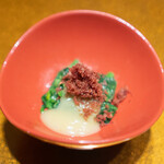 西麻布けんしろう - 箸休め けずり牛と菜の花