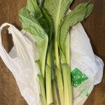 顔振茶屋 - 店早仕舞いだから、とおみやげにうるいを頂きました。翌日ゆがいて酢味噌和えに。大変おいしかったです！