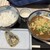 宮武讃岐うどん - 料理写真:とろろとなす天ぷらを付けた
