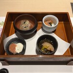 恵比寿 鮨 おぎ乃 - 前菜 4種