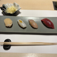 恵比寿 鮨 おぎ乃 - 握り4貫