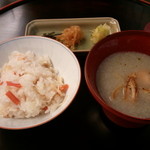 赤坂 菊乃井 - 2014.2　ご飯と牛蒡のすり流し