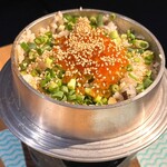 1秒卓上ハイボールともつ焼き けむり - いくら釜めし