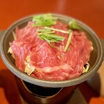 すし久 - 伊勢路膳の松坂牛酒蒸し鍋