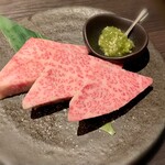 焼肉 なかむら 屋島店 - オリーブ牛イチボ 2,035円