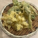 Echigo Hegisoba Tachibanaya - 春の山菜天ぷら