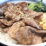 かるびのとりこ - 二種盛牛かるび丼 並盛