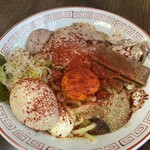 麺処 魚雷 - 料理写真:味玉辛シビ混ぜそば900円