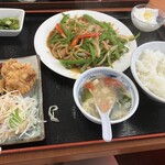 台湾料理 ふじ苑 - 青椒肉絲定食