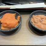 感動の肉と米 - 明太子＋イカの塩辛