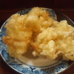 晩杯屋 - 白子の天ぷら150円