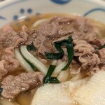 さぬき手打ちうどん 銭形 - 肉うどん