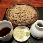 手打ちそば 創愿 - ビール後に「ざる」