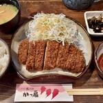 かつ扇 - 料理写真:ロースとんかつ定食 ¥1100