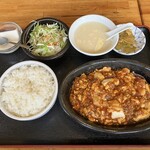 楽苑 - 麻婆豆腐定食