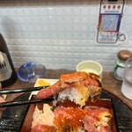 肉処 凛 - 和牛レアステーキ重 蘭王卵のせ