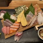 うみからそらへ - 刺身定食　近景