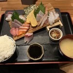 うみからそらへ - 刺身定食（１０食限定）　１５００円