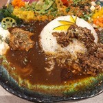 BOTANI：CURRY - ボタニカリー ご飯大盛 クリームチーズ豆腐トッピング