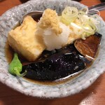 Sakeya Hanaichi - 豆腐と茄子の揚げ出し